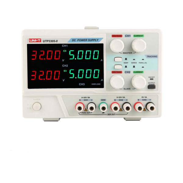 منبع تغذیه سه کاناله DC یونیتی مدل UNI-T UTP3305-II